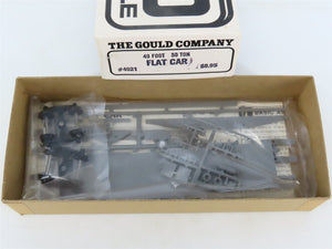 HO Scale The Gould Company Kit 4021 Unpainted 50 Ton 40' Flat Car