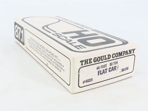 HO Scale The Gould Company Kit 4021 Unpainted 50 Ton 40' Flat Car