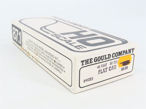 HO Scale The Gould Company Kit 4021 Unpainted 50 Ton 40' Flat Car