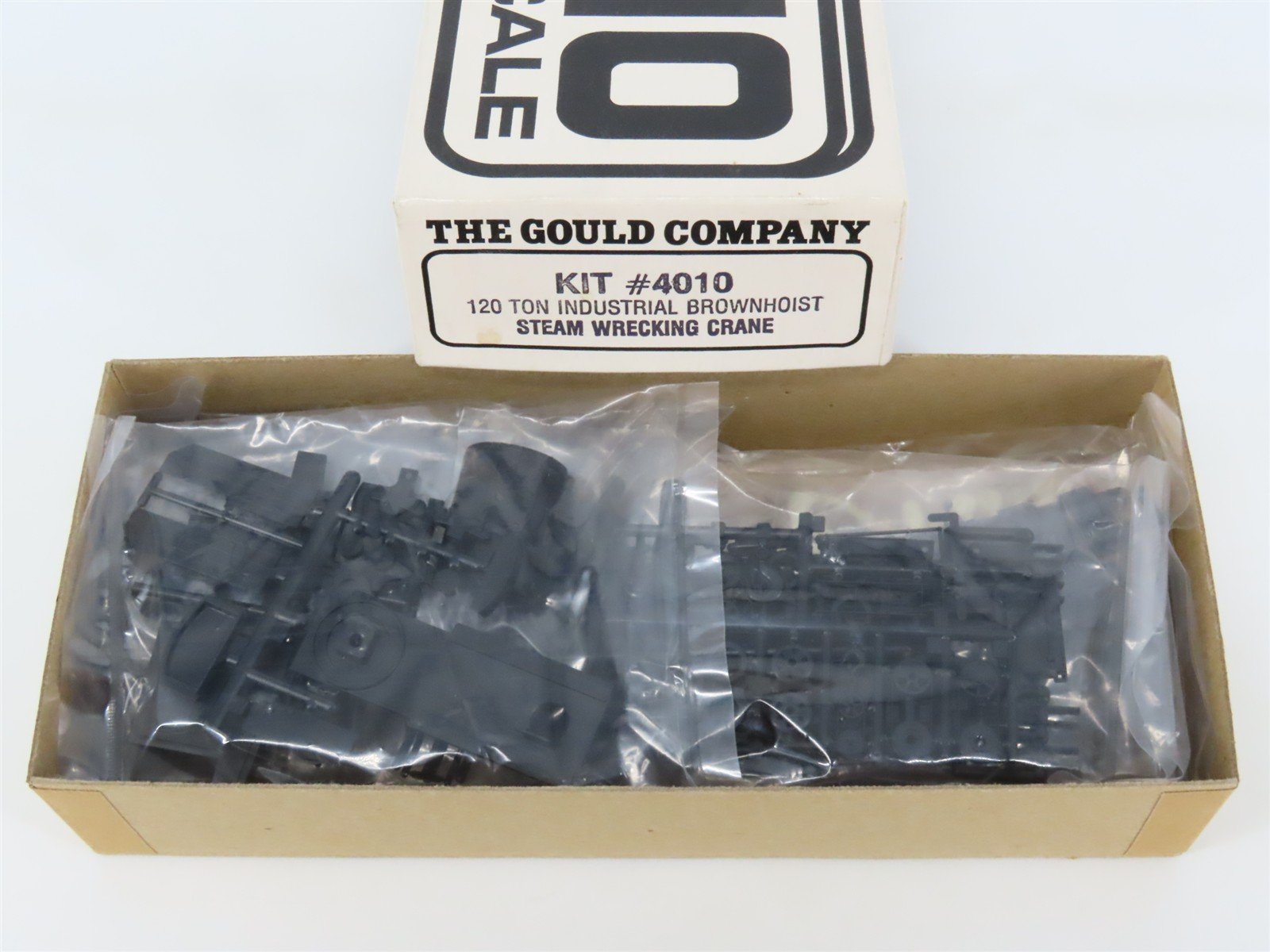 HO The Gould Company Kit 4010 120-Ton Industrial Brownhoist Steam Wrecking Crane