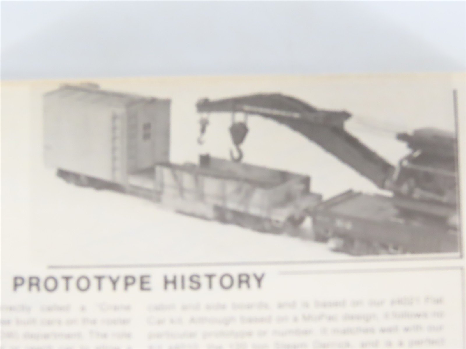 HO Scale The Gould Company Kit 4022 Unpainted Wrecking Outfit Boom Car