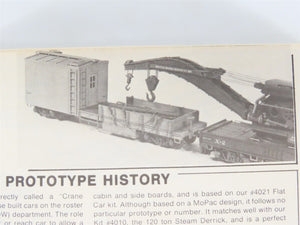HO Scale The Gould Company Kit 4022 Unpainted Wrecking Outfit Boom Car