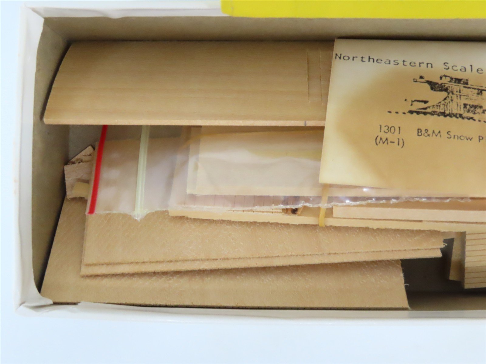 HO Scale Northeastern Scale Models Kit HM-1 B&M Boston & Maine Snow Plow