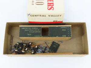 HO Central Valley Kit 910 AOW Arctic Oil Works Box Car #503 -Partially Assembled