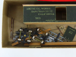 HO Central Valley Kit 910 AOW Arctic Oil Works Box Car #503 -Partially Assembled
