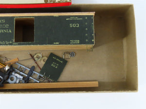 HO Central Valley Kit 910 AOW Arctic Oil Works Box Car #503 -Partially Assembled
