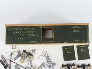HO Central Valley Kit 910 AOW Arctic Oil Works Box Car #503 -Partially Assembled