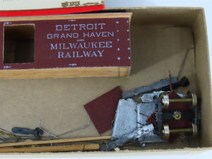 HO Scale Central Valley Kit 911 DGH&M Wood Box Car #1122 - Partially Assembled