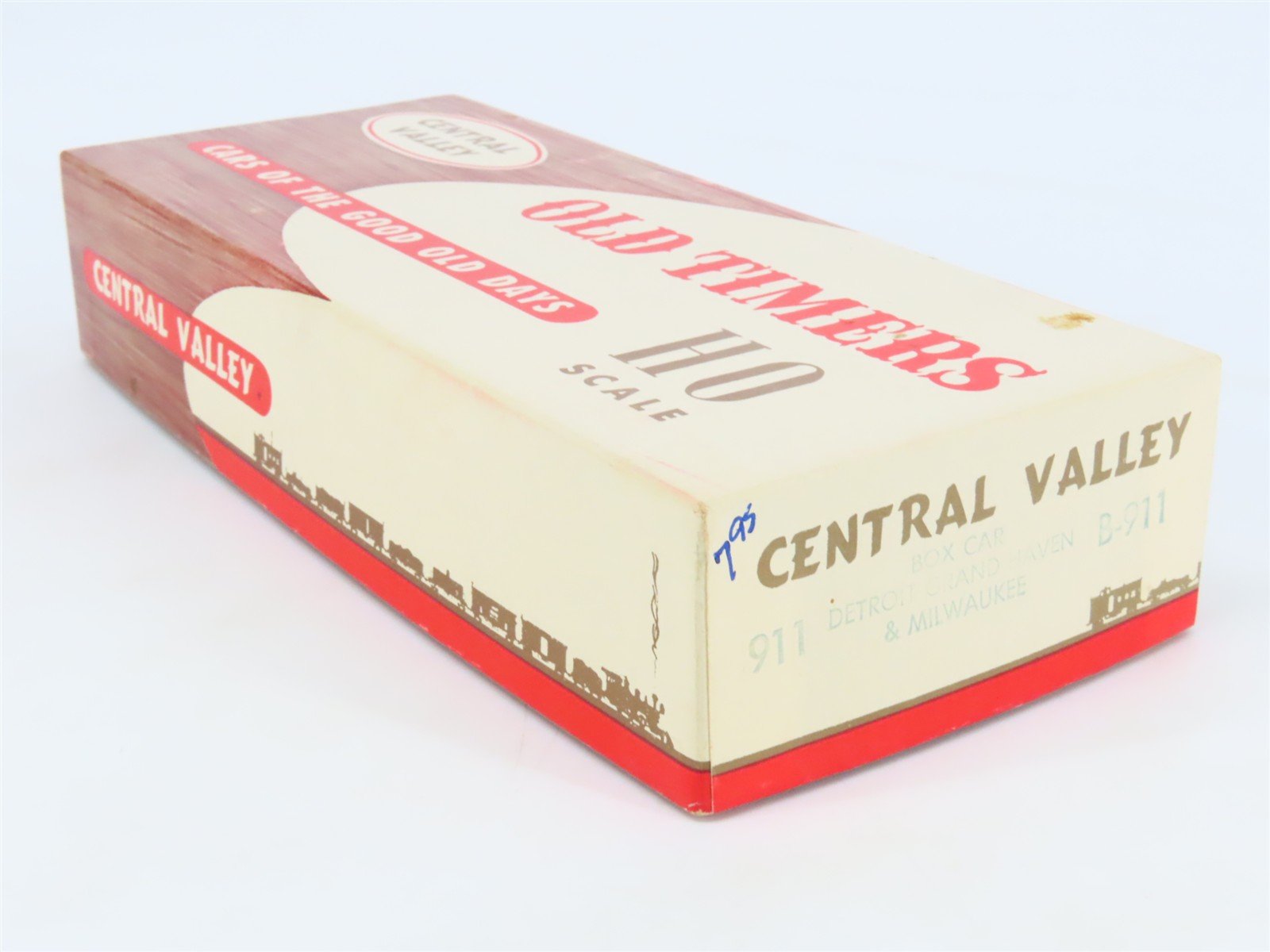HO Scale Central Valley Kit 911 DGH&M Wood Box Car #1122 - Partially Assembled