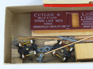 HO Scale Central Valley Kit 906 CSLCo Cutler & Savidge Lumber Wood Box Car #1