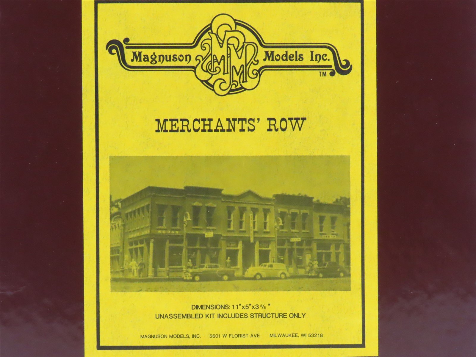 HO 1/87 Scale Magnuson Models Kit 439-534 Merchant's Row
