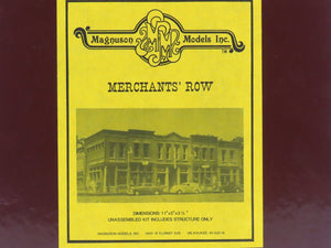 HO 1/87 Scale Magnuson Models Kit 439-534 Merchant's Row