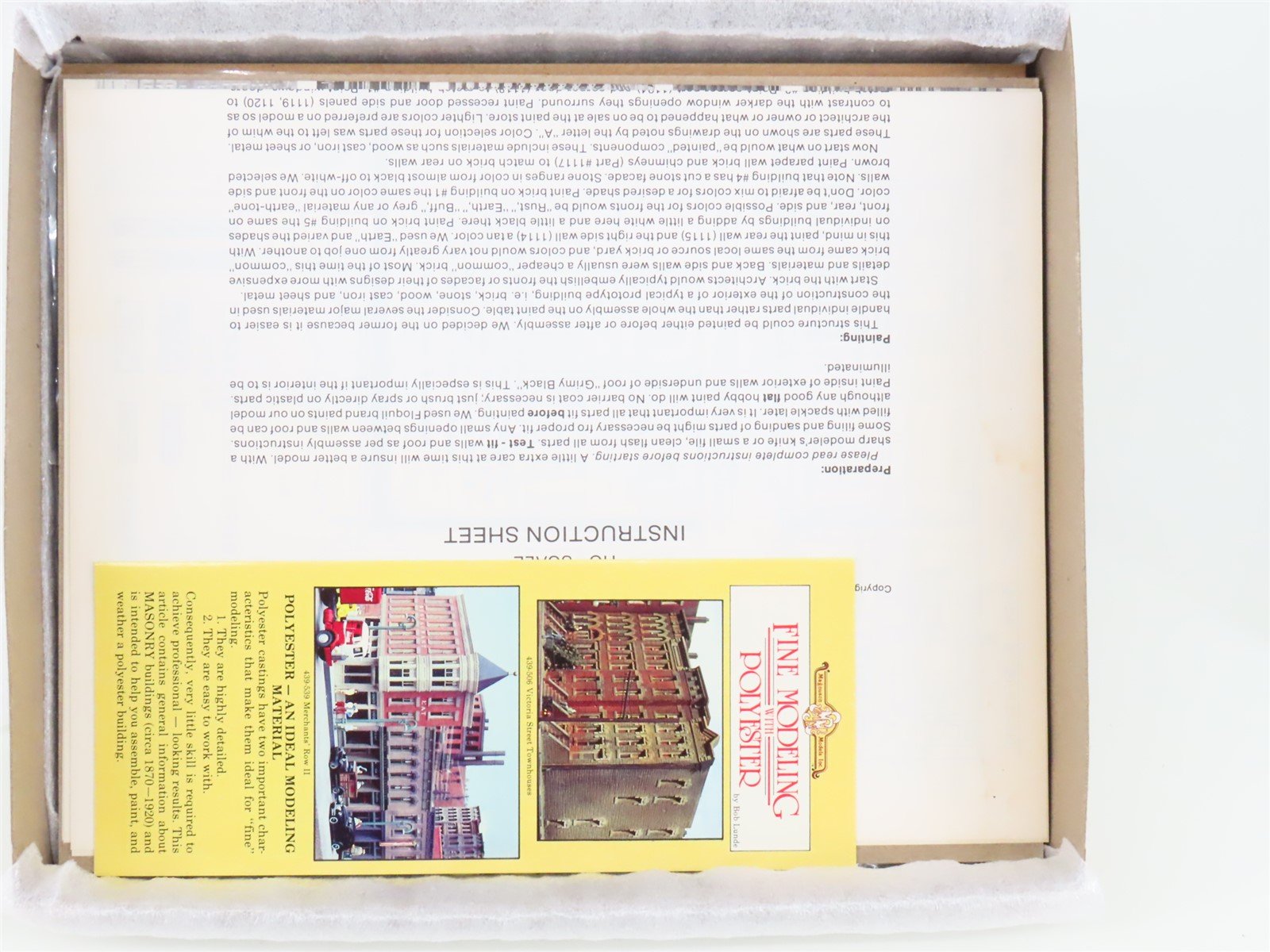 HO 1/87 Scale Magnuson Models Kit 439-534 Merchant's Row