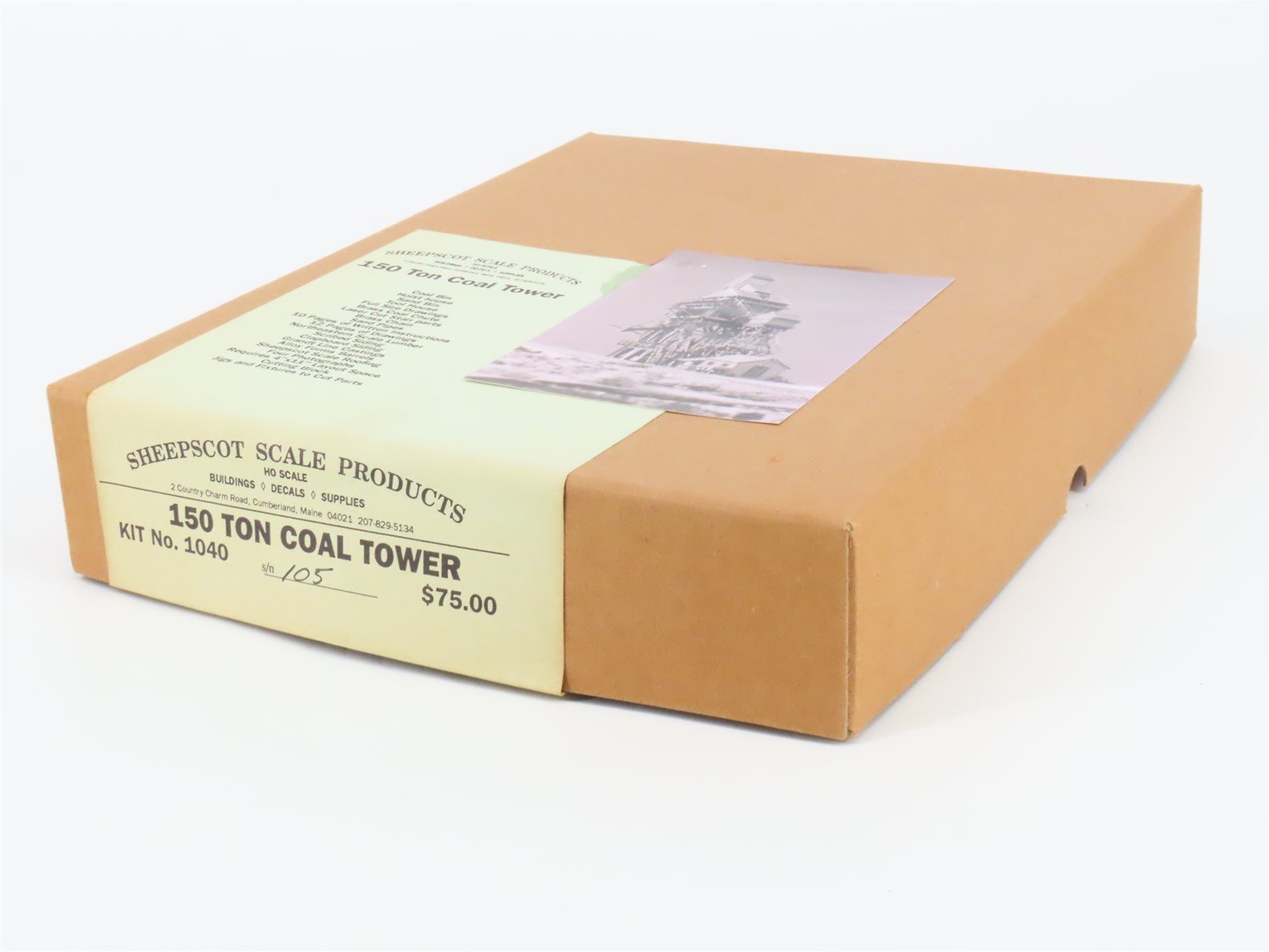 HO 1/87 Scale Sheepscot Scale Products Kit 1040 150 Ton Coal Tower