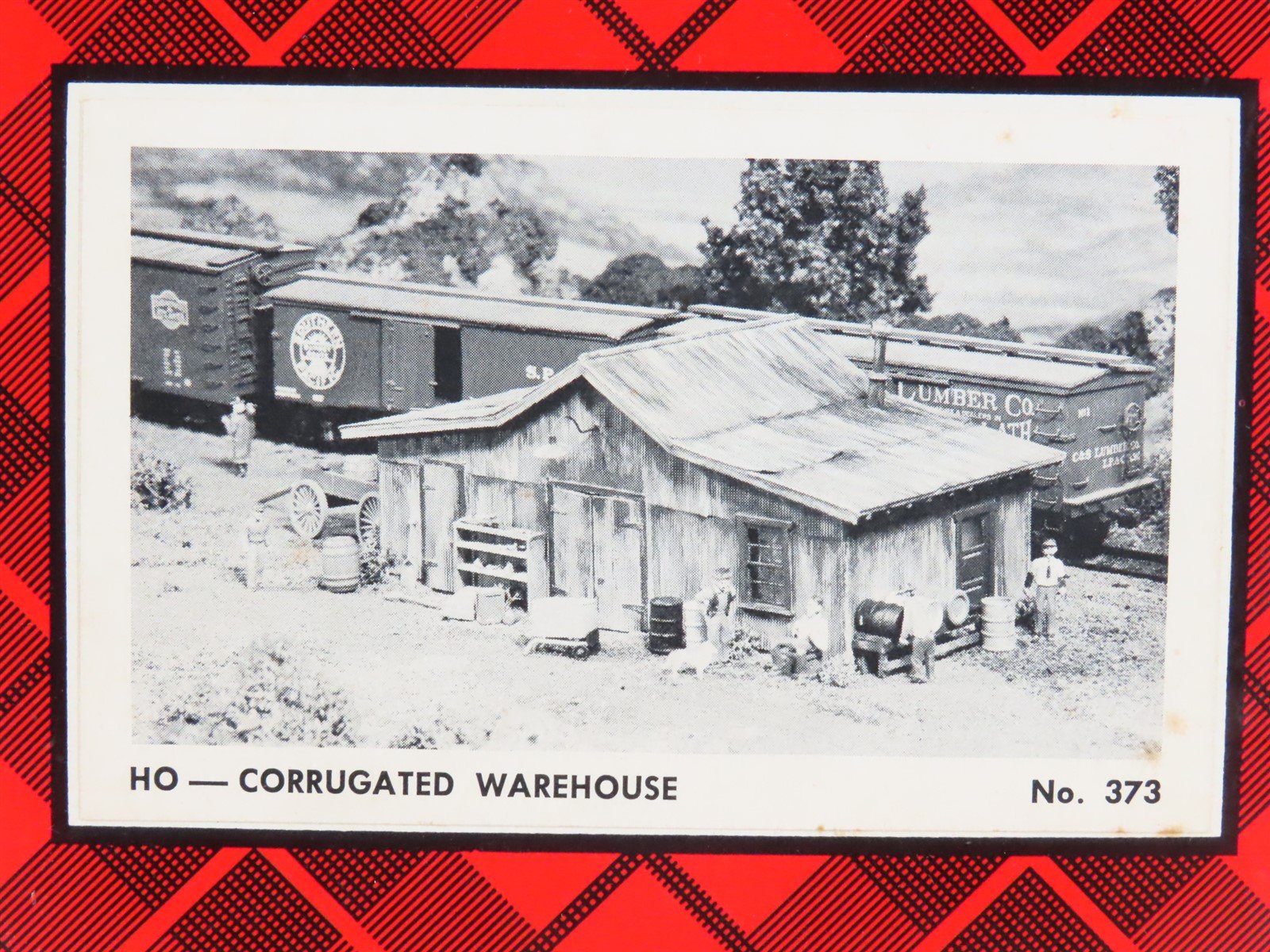 HO 1/87 Scale Campbell Scale Models Kit 373-825 Corrugated Warehouse