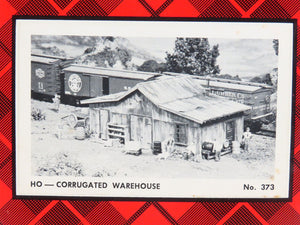 HO 1/87 Scale Campbell Scale Models Kit 373-825 Corrugated Warehouse