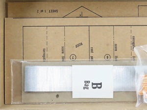 HO 1/87 Scale Campbell Scale Models Kit 373-825 Corrugated Warehouse