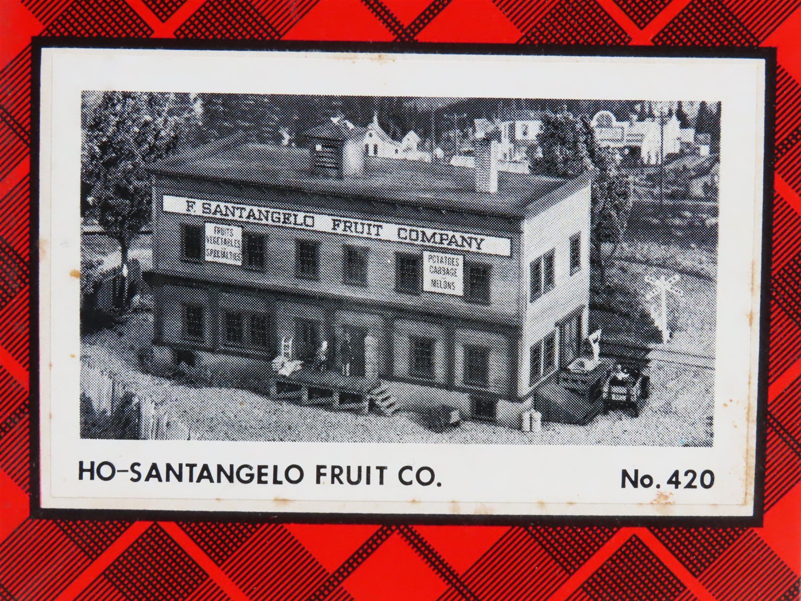 HO 1/87 Scale Campbell Scale Models Kit 420 Santangelo Fruit Co.