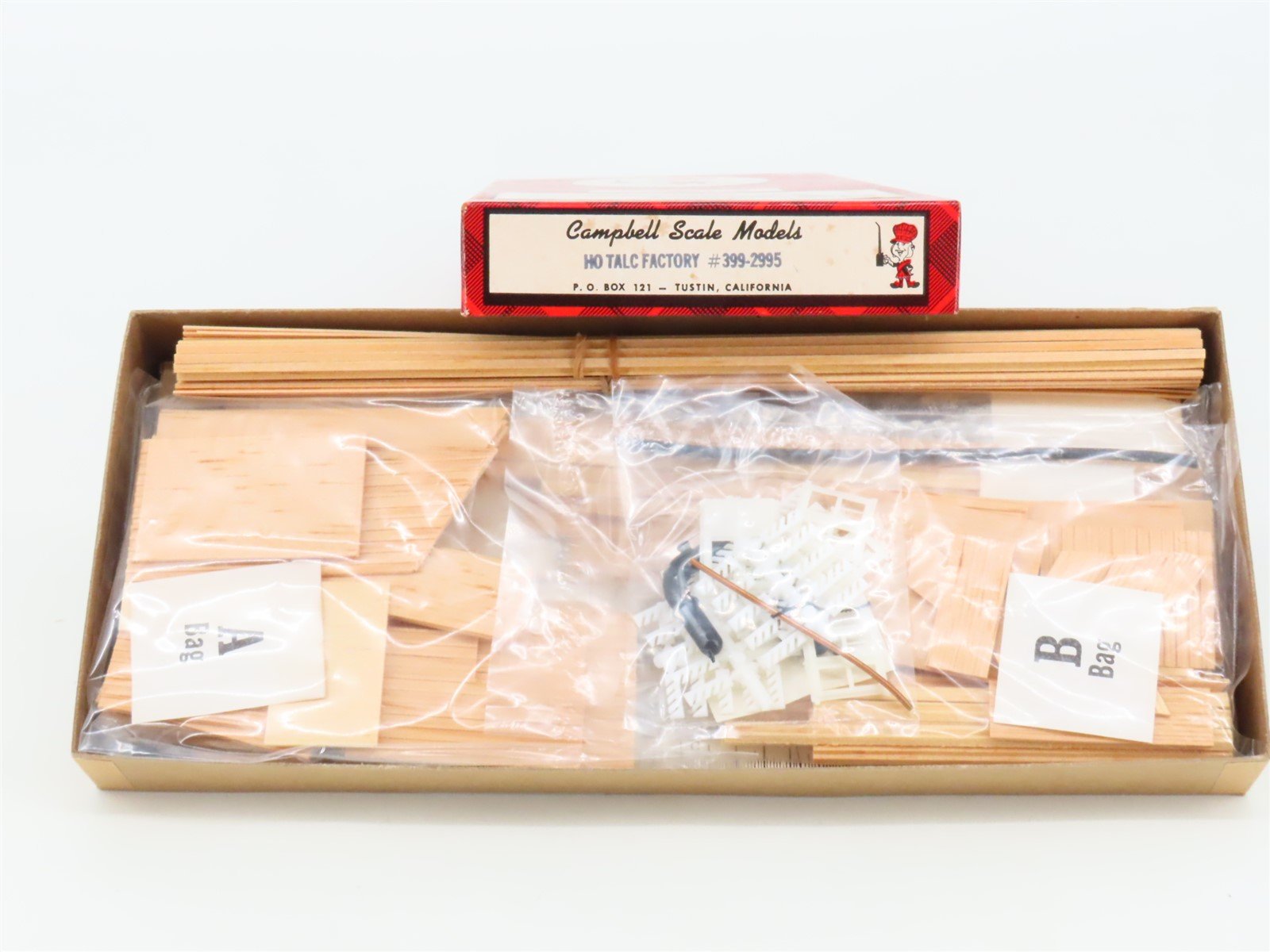 HO 1/87 Scale Campbell Scale Models Kit 399-2995 Talc Factory