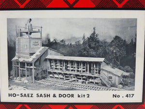 HO 1/87 Scale Campbell Scale Models Kit 417-2695 Saez Sash & Door 2