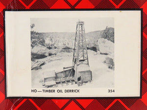 HO 1/87 Scale Campbell Scale Models Kit 354-1075 Timber Oil Derrick