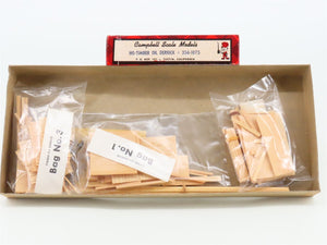HO 1/87 Scale Campbell Scale Models Kit 354-1075 Timber Oil Derrick