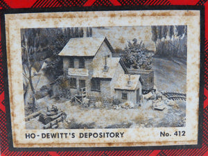 HO 1/87 Scale Campbell Scale Models Kit 412 DeWitt's Depository