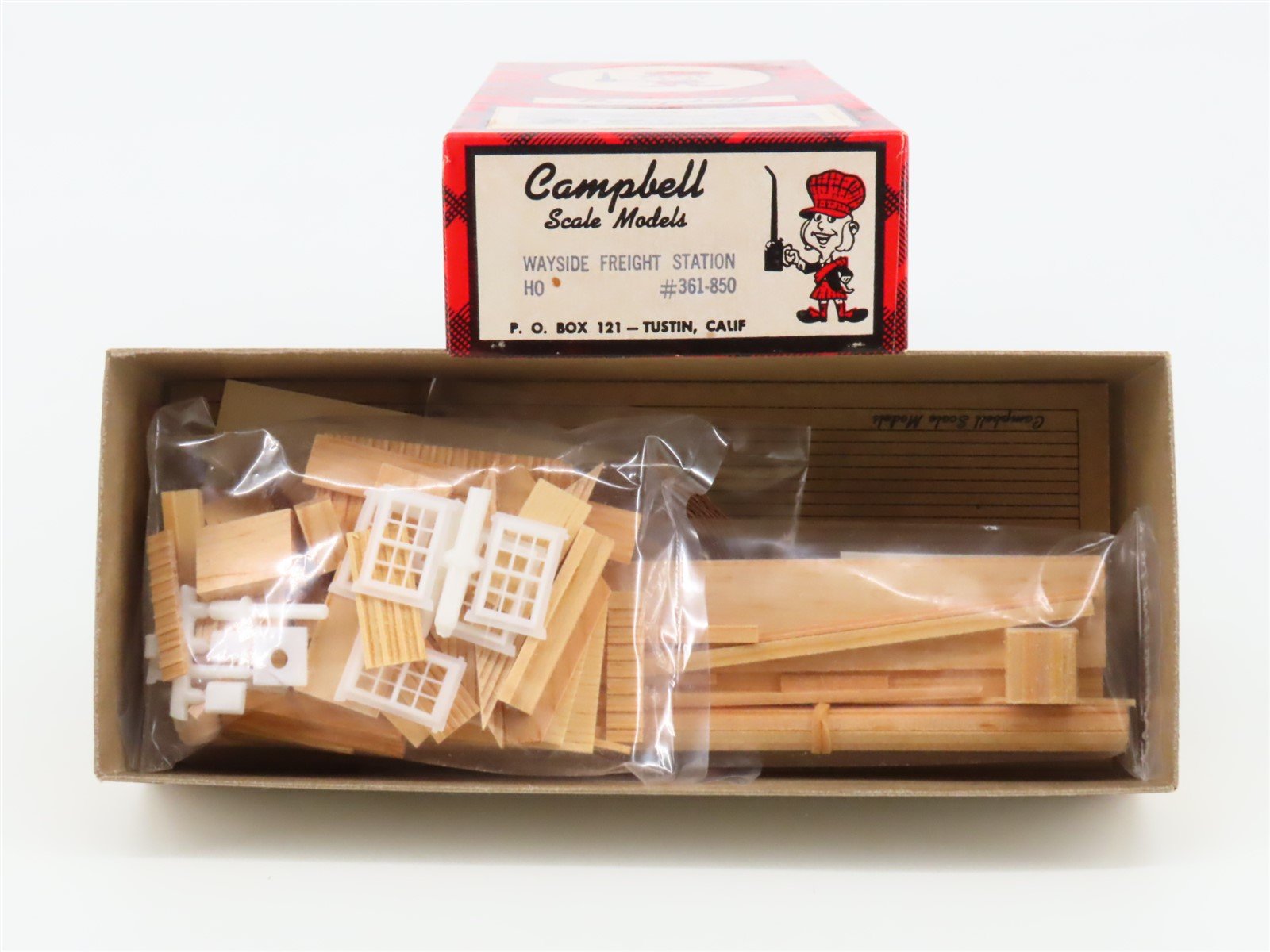 HO 1/87 Scale Campbell Scale Models Kit 361-850 Wayside Freight Station