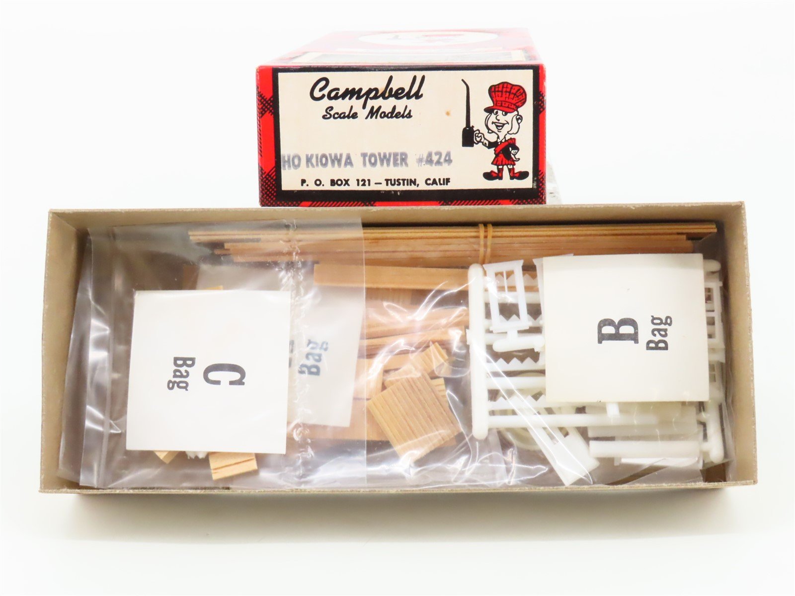 HO 1/87 Scale Campbell Scale Models Kit 424 Kiowa Tower