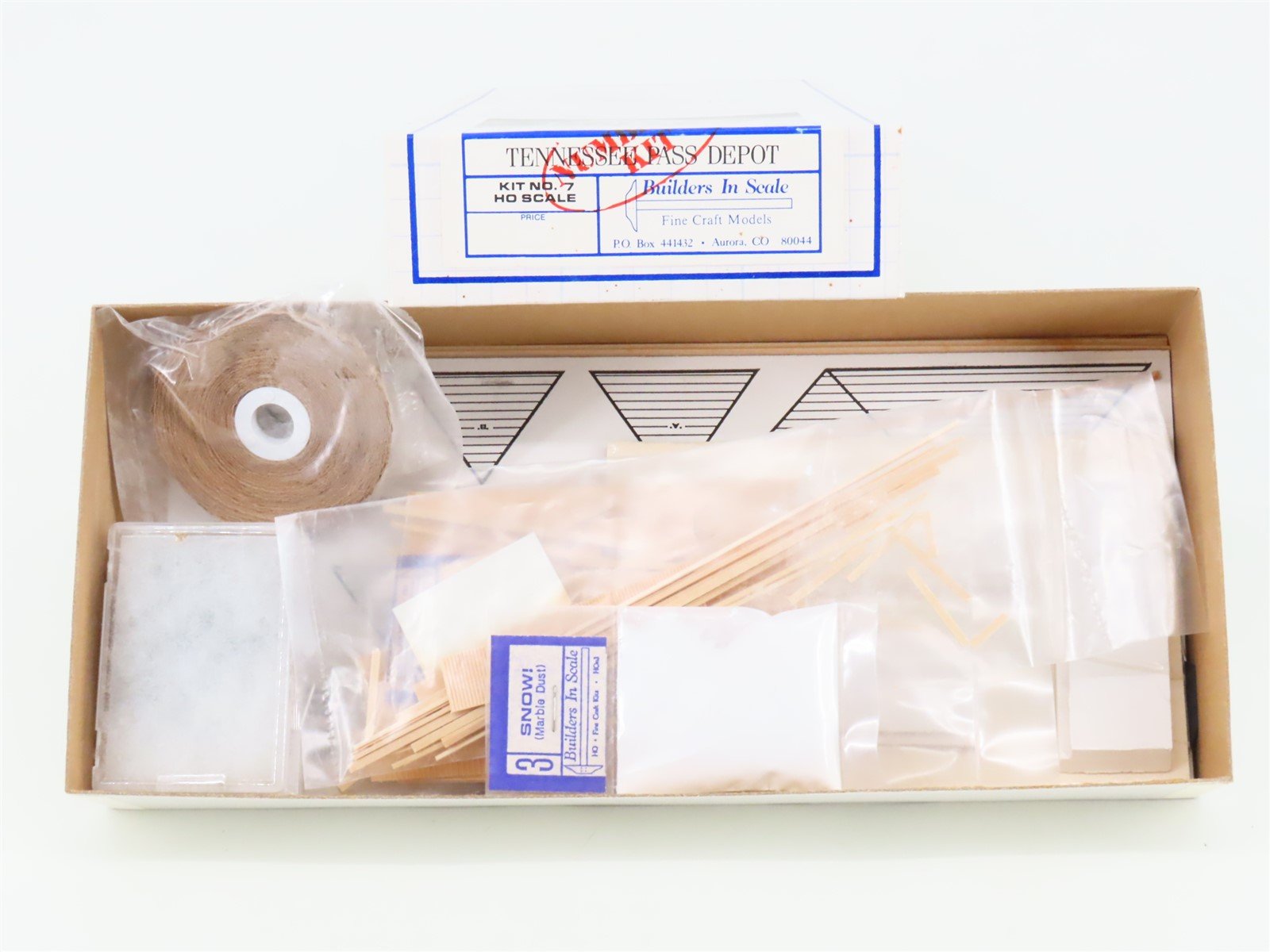 HO 1/87 Scale Builders In Scale Limited Run Kit 7 Tennessee Pass Depot