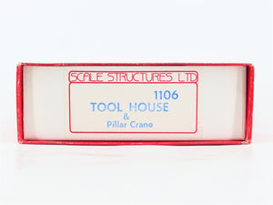HO 1/87 Scale Structures Ltd. Kit 1106 Tool House & Pillar Crane