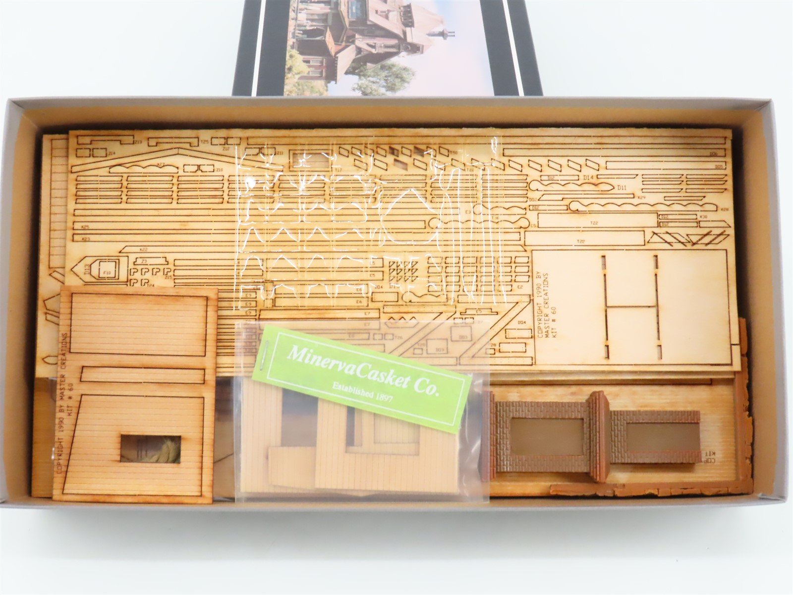 HO/HOn3 Scale Master Creations Limited Run Kit 60 Minerva Casket Co.