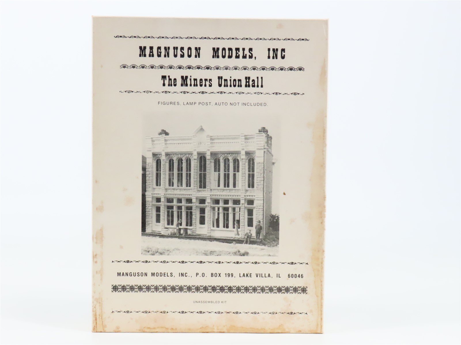 HO 1/87 Scale Magnuson Models Kit M-502 The Miners Union Hall