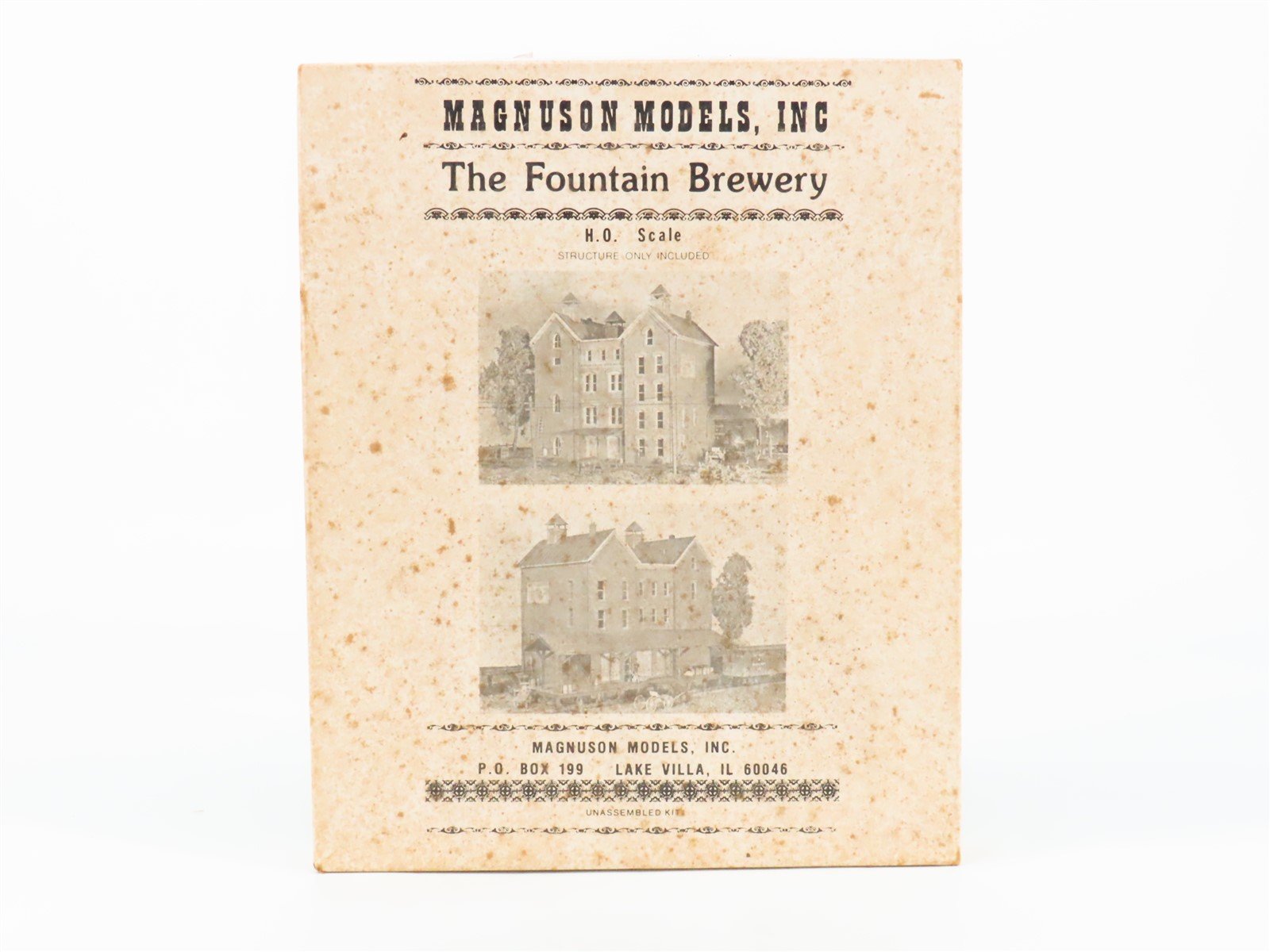 HO 1/87 Scale Magnuson Models Kit M-510 The Fountain Brewery
