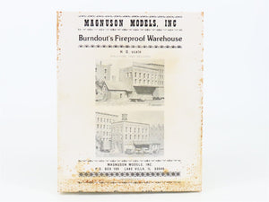 HO 1/87 Scale Magnuson Models Kit M-511 Burndout's Fireproof Warehouse