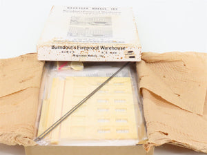 HO 1/87 Scale Magnuson Models Kit M-511 Burndout's Fireproof Warehouse