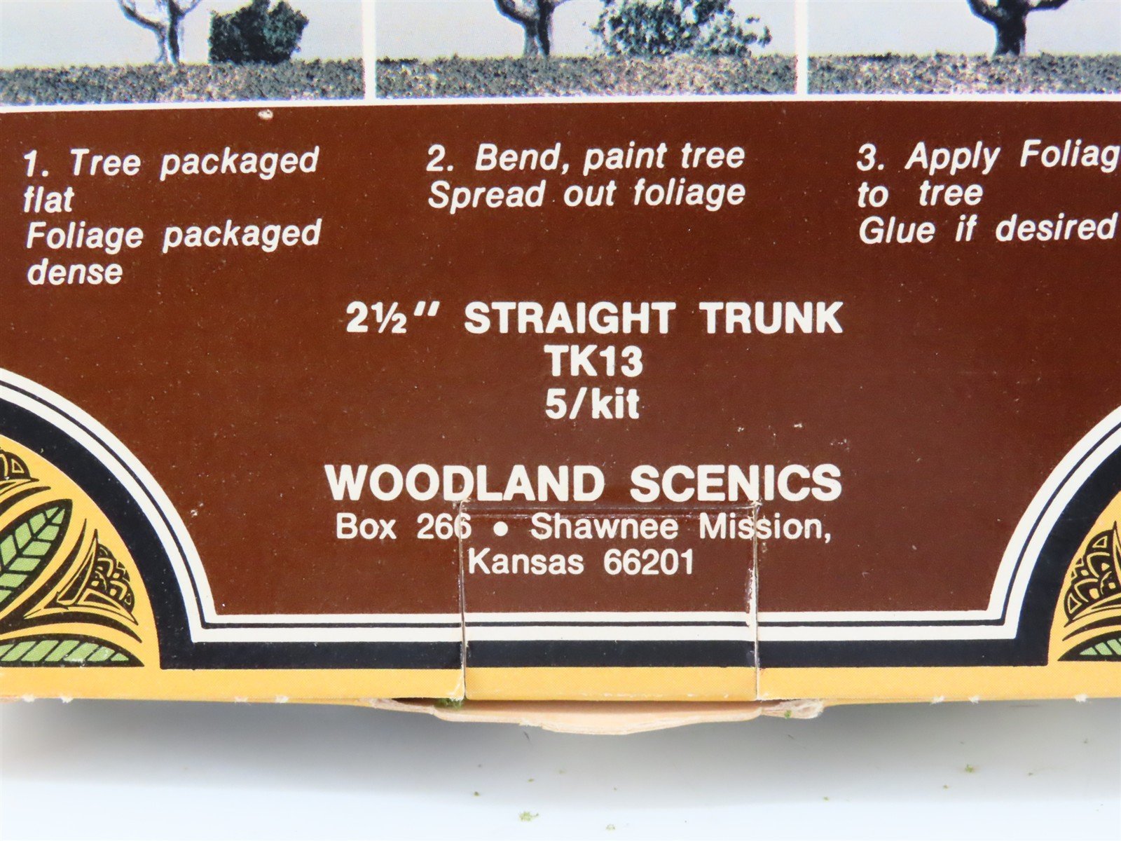HO Scale Woodland Scenics TK13 2-1/2