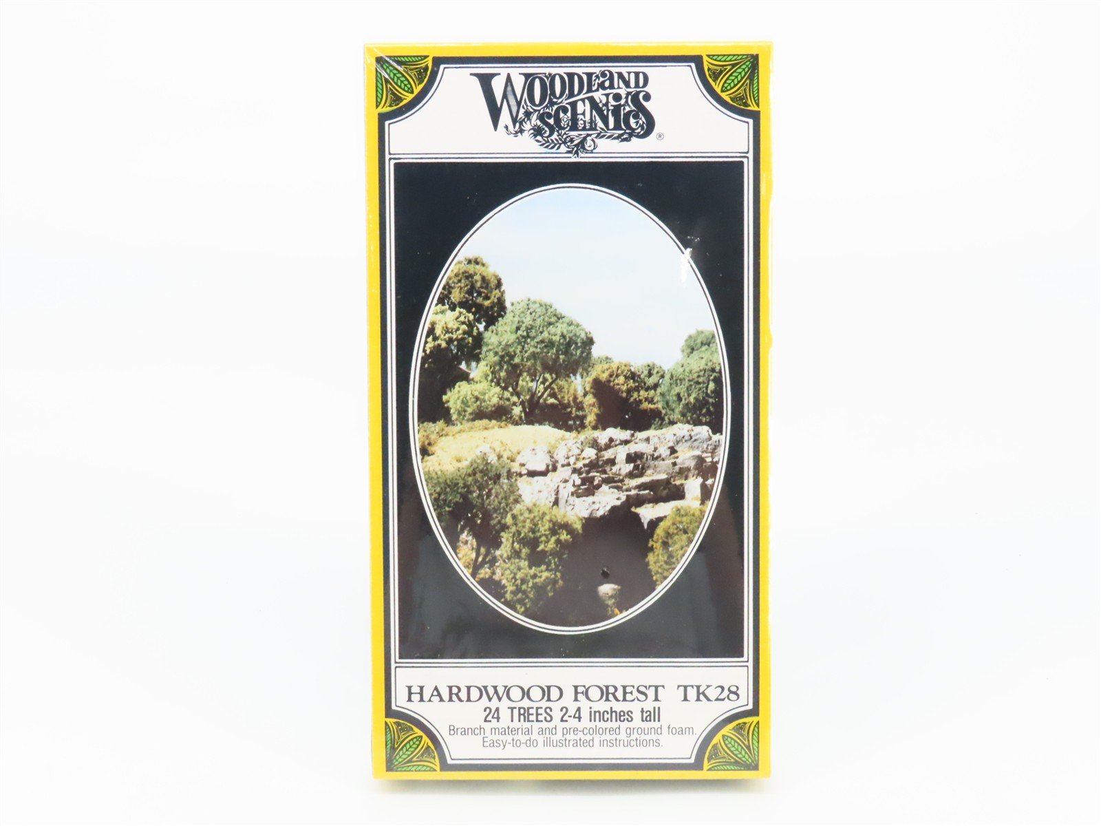 HO Scale Woodland Scenics TK28 Hardwood Forest 2-4" Trees 24-Pack SEALED