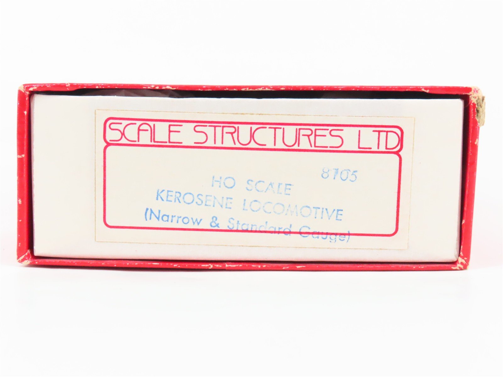 HO Scale SS Ltd Scale Structures 8105 Kerosene Locomotive Kit