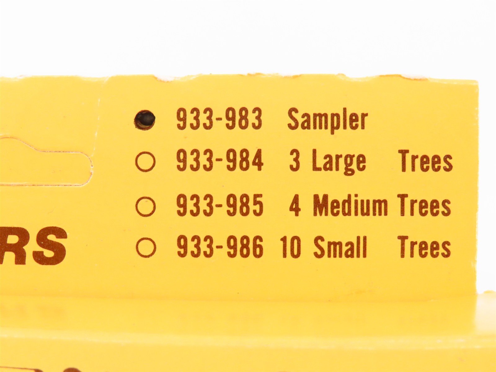 HO Scale Walthers 933-983 Ponderosa Pines Sampler Pack