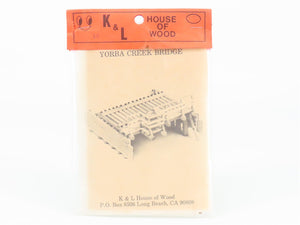 HO Scale K&L 12 Yorba Creek Bridge Kit