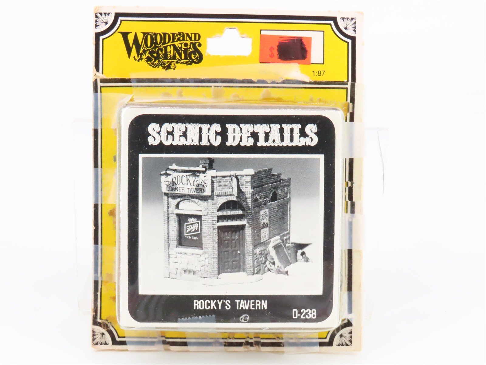 HO Scale Woodland Scenics D-238 Rocky's Tavern Diecast Building Kit