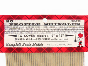 HO Scale Campbell Scale Models 800-210 Profile Shingles Kit