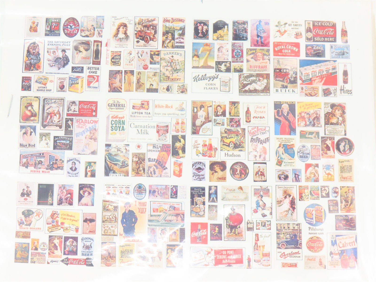 HO Scale Fine Scale Miniatures Nostalgic Posters Sheets