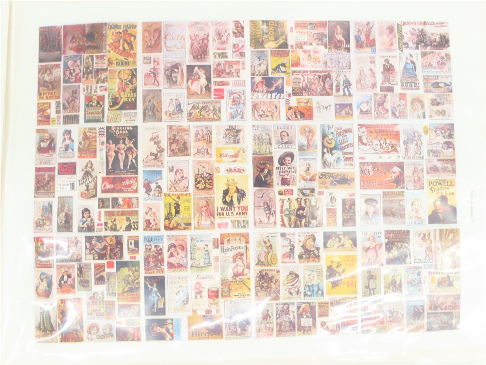 HO Scale Fine Scale Miniatures Nostalgic Posters Sheets