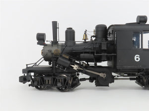 G Scale Bachmann 81180 Pardee & Curtin Climax Narrow Gauge Steam Locomotive #6