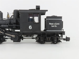 G Scale Bachmann 81180 Pardee & Curtin Climax Narrow Gauge Steam Locomotive #6