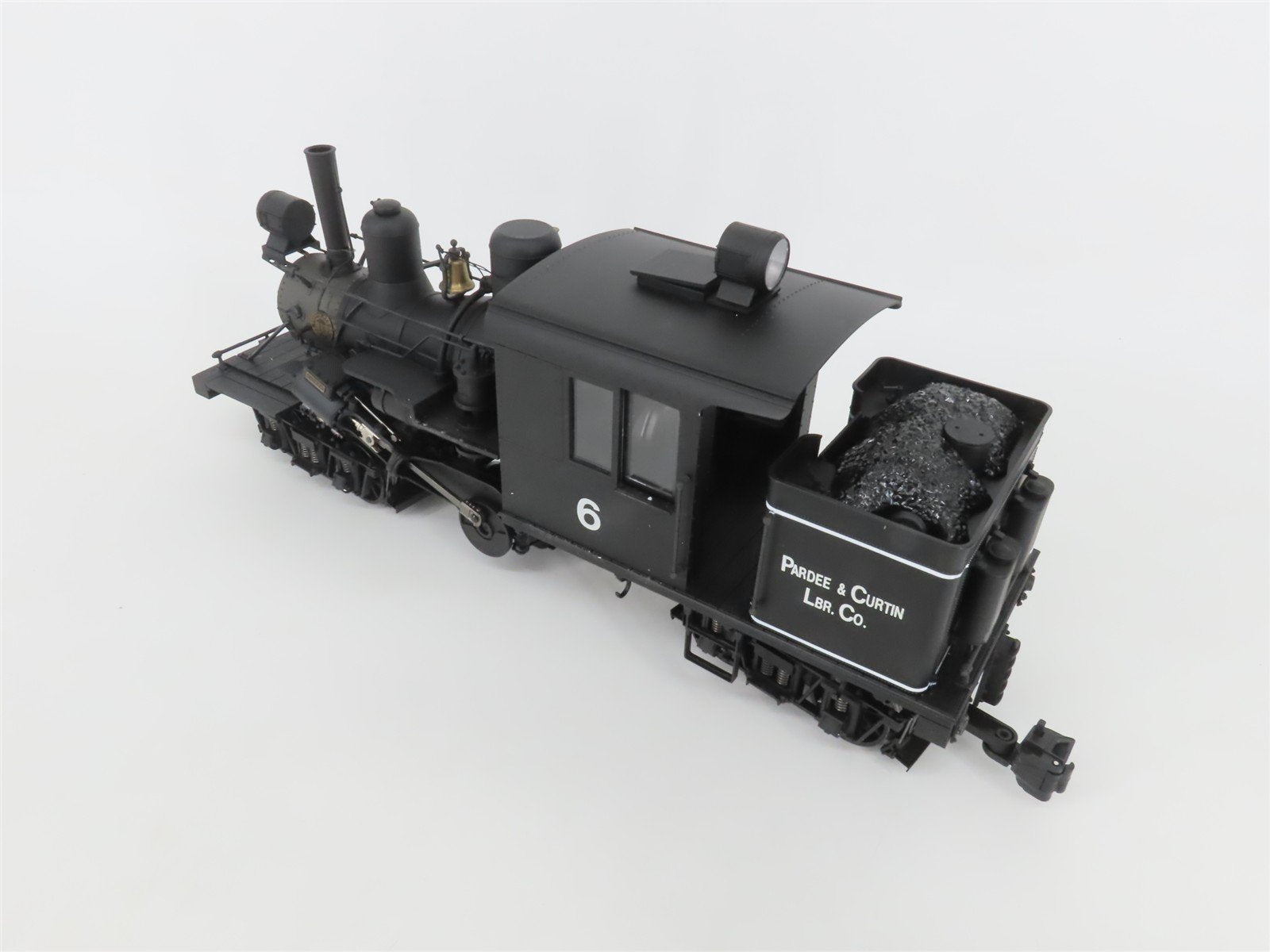 G Scale Bachmann 81180 Pardee & Curtin Climax Narrow Gauge Steam Locomotive #6