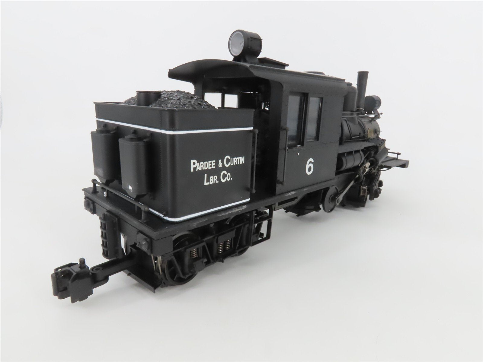 G Scale Bachmann 81180 Pardee & Curtin Climax Narrow Gauge Steam Locomotive #6