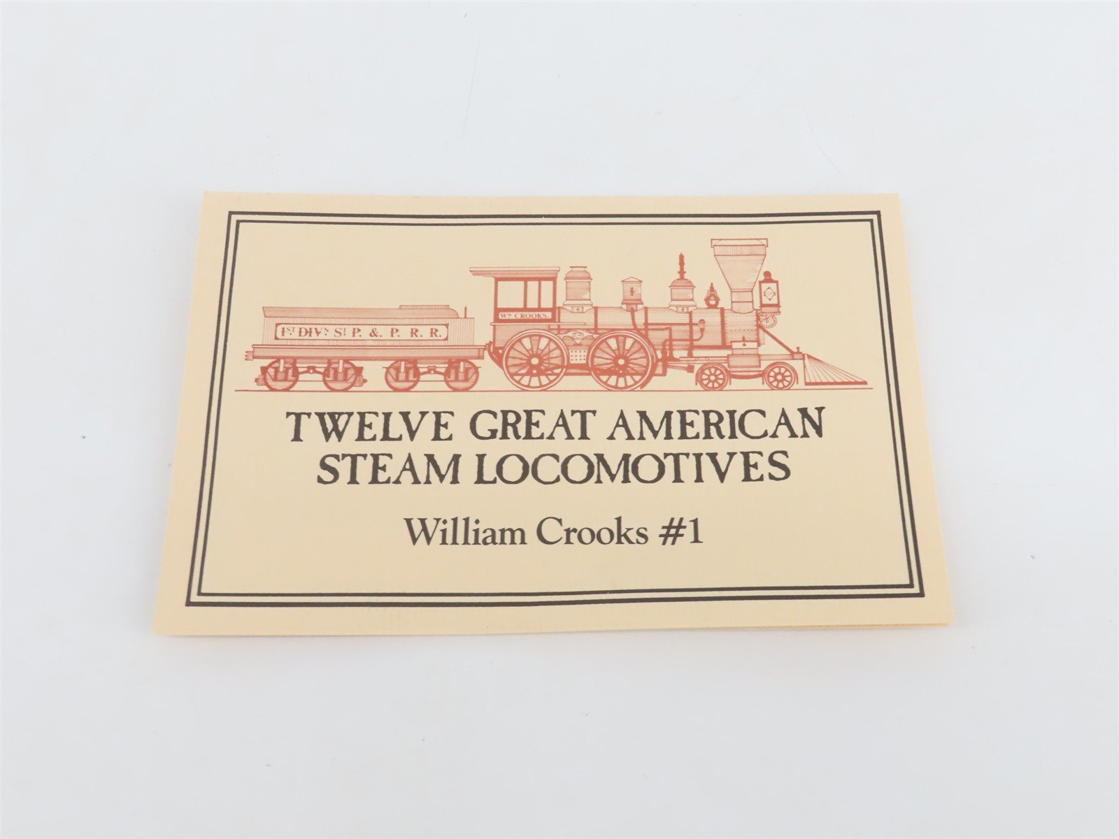 1:118 Scale Danbury Mint Diecast William Crooks Steam Loco #1 STATIC MODEL